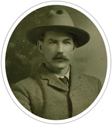 Ex-NWMP-turned rancher, David White; Pete’s maternal great grandfather