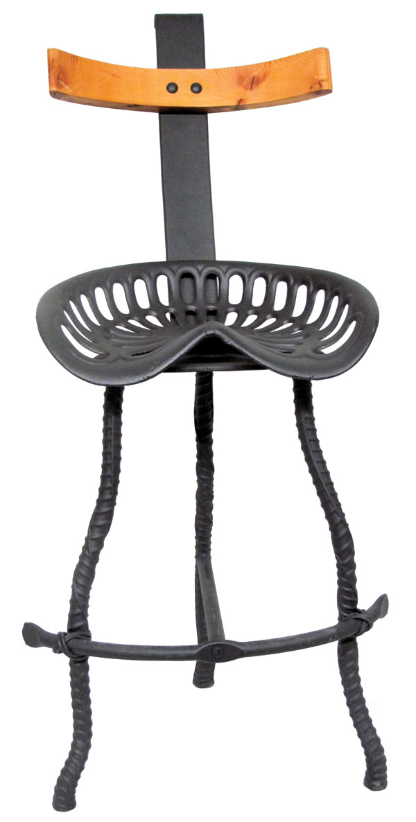 Brian Herrick Takin’ a Break Stool  (set of 2), hand-forged and fabricated mild steel